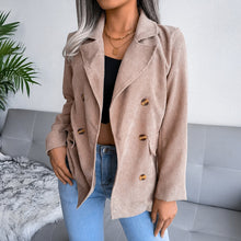 Laden Sie das Bild in den Galerie-Viewer, Herbst Damen-Blazer Aus Cord
