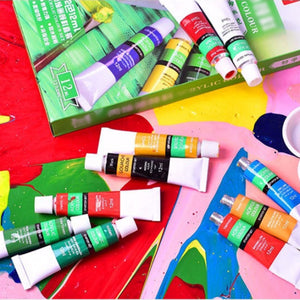 12 Farbiges Acrylfarbenset für Kinder
