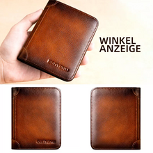 Laden Sie das Bild in den Galerie-Viewer, Herr kurze Lederbrieftasche