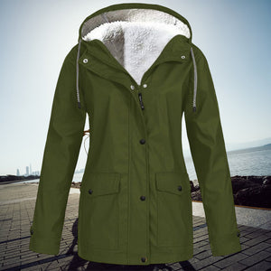 2022 Neue Herbst- und Winter-Plus-Fleecejacke für Damen