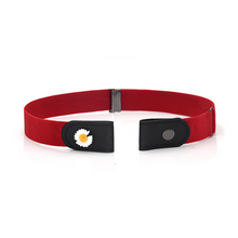 Laden Sie das Bild in den Galerie-Viewer, Schnallenfreie Elastische Gänseblümchen-Taillengürtel