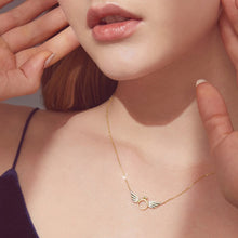 Laden Sie das Bild in den Galerie-Viewer, Elegante Engelsflügel Halskette