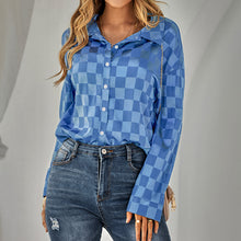 Laden Sie das Bild in den Galerie-Viewer, Lässiges Kariertes Jacquard-Hemd