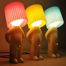 Laden Sie das Bild in den Galerie-Viewer, Eine kreative Lampe des kleinen schüchternen Mannes