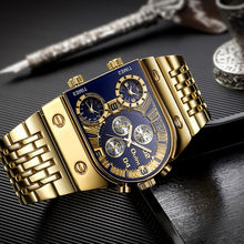 Laden Sie das Bild in den Galerie-Viewer, Leuchtquarzuhr mit mehreren Zeitzonen