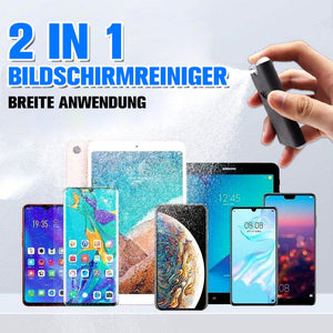 2 In 1 Bildschirmreiniger & Mikrofasertuch