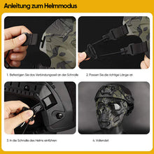 Laden Sie das Bild in den Galerie-Viewer, Totenkopf Horror Helmmaske