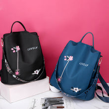 Laden Sie das Bild in den Galerie-Viewer, Wasserdichter bestickter Rucksack