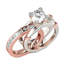 Laden Sie das Bild in den Galerie-Viewer, Kreative Kombination aus dreiteiligem Ring