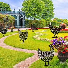Laden Sie das Bild in den Galerie-Viewer, Einzigartige Hühnerkunstdekoration für Garten
