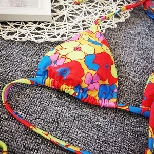 Neuer Sexy Strand-Bikini Mit Blumenmuster