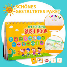 Laden Sie das Bild in den Galerie-Viewer, Montessori beschäftigtes Buch für Kleinkinder