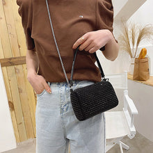 Laden Sie das Bild in den Galerie-Viewer, Stilvolle Umhängetasche mit Diamanten