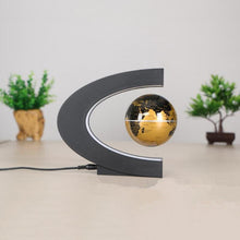Laden Sie das Bild in den Galerie-Viewer, Magnetschwebekugel mit buntem LED Licht