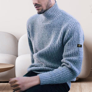 Rollkragen-Strickpullover für Herren