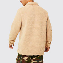 Laden Sie das Bild in den Galerie-Viewer, Lockerer Plüsch-Pullover mit stehkragen