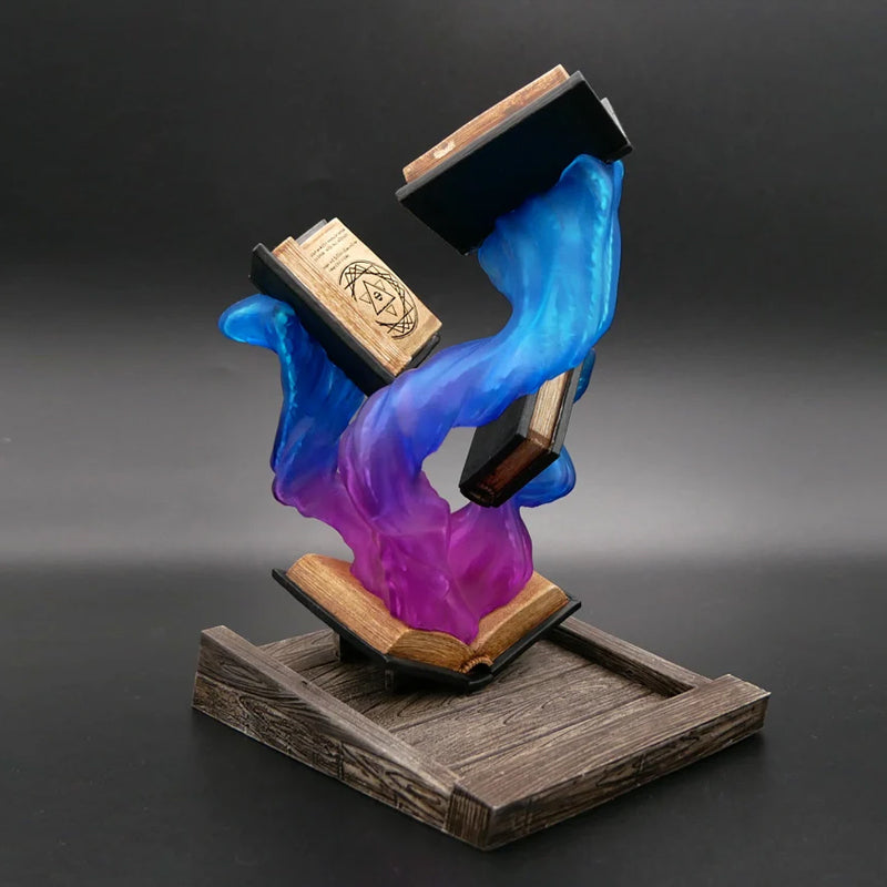 Handbemalter personalisierter Zauberbuch-Würfelturm