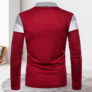 Kontrast-Poloshirt für Herren