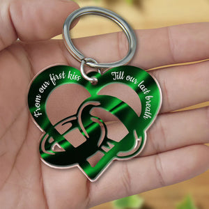 Personalisierter Herz-Schlüsselanhänger