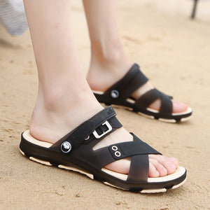 Herren Zweizweck-Sandalen Hausschuhe