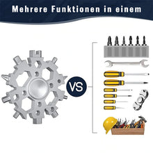 Laden Sie das Bild in den Galerie-Viewer, Schneeflocke Multifunktions Zappelspinner Schraubenschlüssel Werkzeug