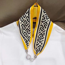 Laden Sie das Bild in den Galerie-Viewer, Seidenschal für Damen im Frühling und Sommer