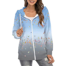 Laden Sie das Bild in den Galerie-Viewer, Kapuzen-Sweatshirt mit Farbverlauf