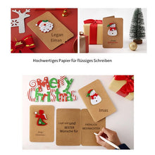 Laden Sie das Bild in den Galerie-Viewer, Weihnachtsgrußkarten aus Kraftpapier