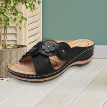 Laden Sie das Bild in den Galerie-Viewer, Sommer Einfarbige Blumensandalen