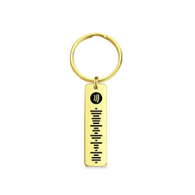 Laden Sie das Bild in den Galerie-Viewer, Personalisierte Musik Schlüsselanhänger