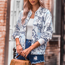 Laden Sie das Bild in den Galerie-Viewer, Modische Bedruckte Jacke