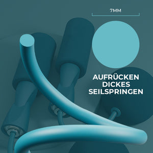Seilloses Springseil mit Gewichtsbelastung