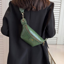 Laden Sie das Bild in den Galerie-Viewer, Gürteltasche im koreanischen Stil mit karierten Nähten