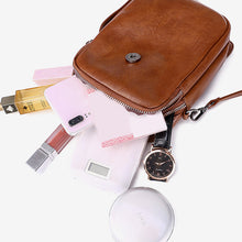 Laden Sie das Bild in den Galerie-Viewer, Neue modische doppellagige Umhängetasche aus weichem Leder