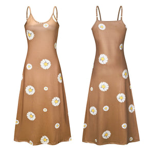 Kleid mit Gänseblümchen-Print