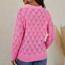 Laden Sie das Bild in den Galerie-Viewer, Modischer Pullover mit Ausschnitten