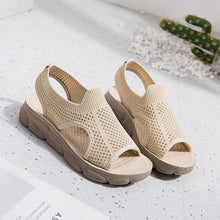 Laden Sie das Bild in den Galerie-Viewer, Geflochtene Sommersandalen für Damen