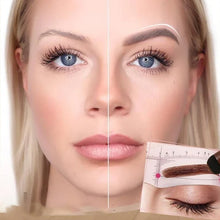 Laden Sie das Bild in den Galerie-Viewer, Augenbrauenschablone &amp; Stempelset