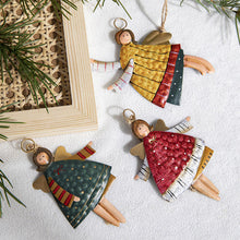 Laden Sie das Bild in den Galerie-Viewer, Weihnachtskreativer Gemalter Engelsdekorationsanhänger