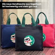 Laden Sie das Bild in den Galerie-Viewer, Niedliche Bären Lunchtasche aus Segeltuch