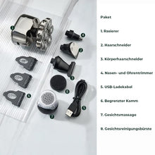 Laden Sie das Bild in den Galerie-Viewer, 8D Verbesserter 10-in-1-Multifunktionsrasierer mit LED-Anzeige