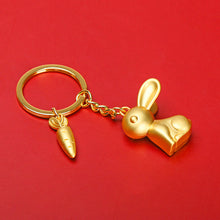 Laden Sie das Bild in den Galerie-Viewer, Karotte Kaninchen Schlüsselanhänger