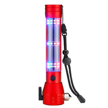 Laden Sie das Bild in den Galerie-Viewer, Taktische Multifunktions-Taschenlampe mit Solarenergie