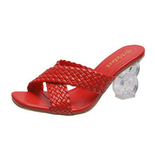 Laden Sie das Bild in den Galerie-Viewer, Damen Sommer Sandalen mit hohem Absatz
