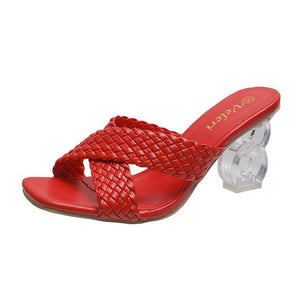 Damen Sommer Sandalen mit hohem Absatz