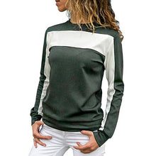 Laden Sie das Bild in den Galerie-Viewer, Langärmliges T-Shirt mit Rundhalsausschnitt