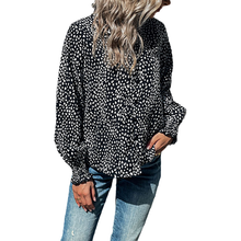 Laden Sie das Bild in den Galerie-Viewer, Lässige Bluse mit Leopardenmuster