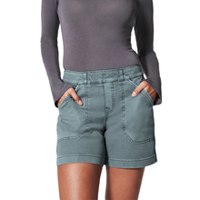 Laden Sie das Bild in den Galerie-Viewer, Stretch-Twill-Shorts für Damen