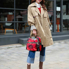 Laden Sie das Bild in den Galerie-Viewer, Multifunktionaler wasserdichter Rucksack mit Blumendruck