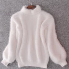 Laden Sie das Bild in den Galerie-Viewer, Lockerer Einfarbiger Strickpullover